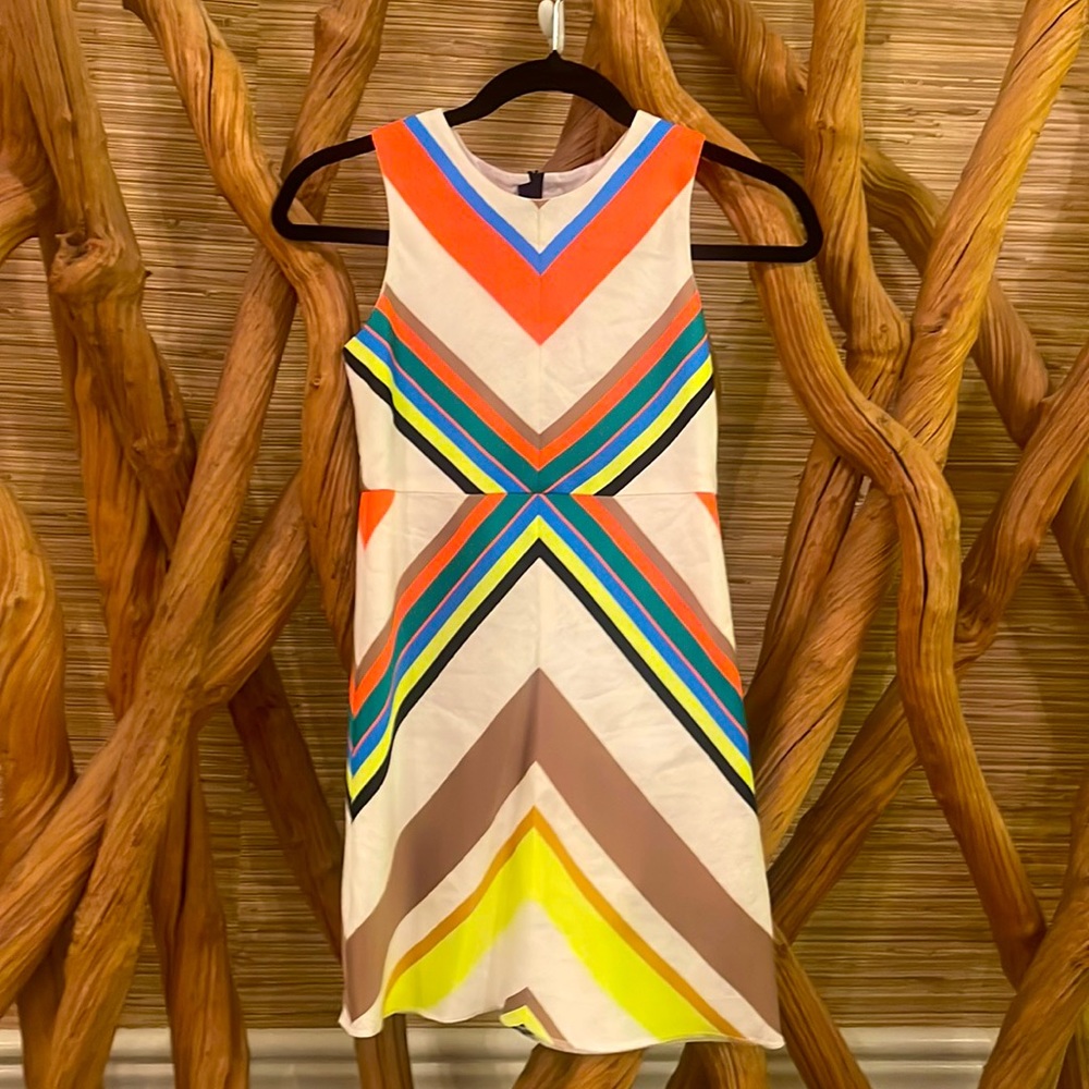 Milly minis dress girls size 10 party holiday recital EUC color block boutique